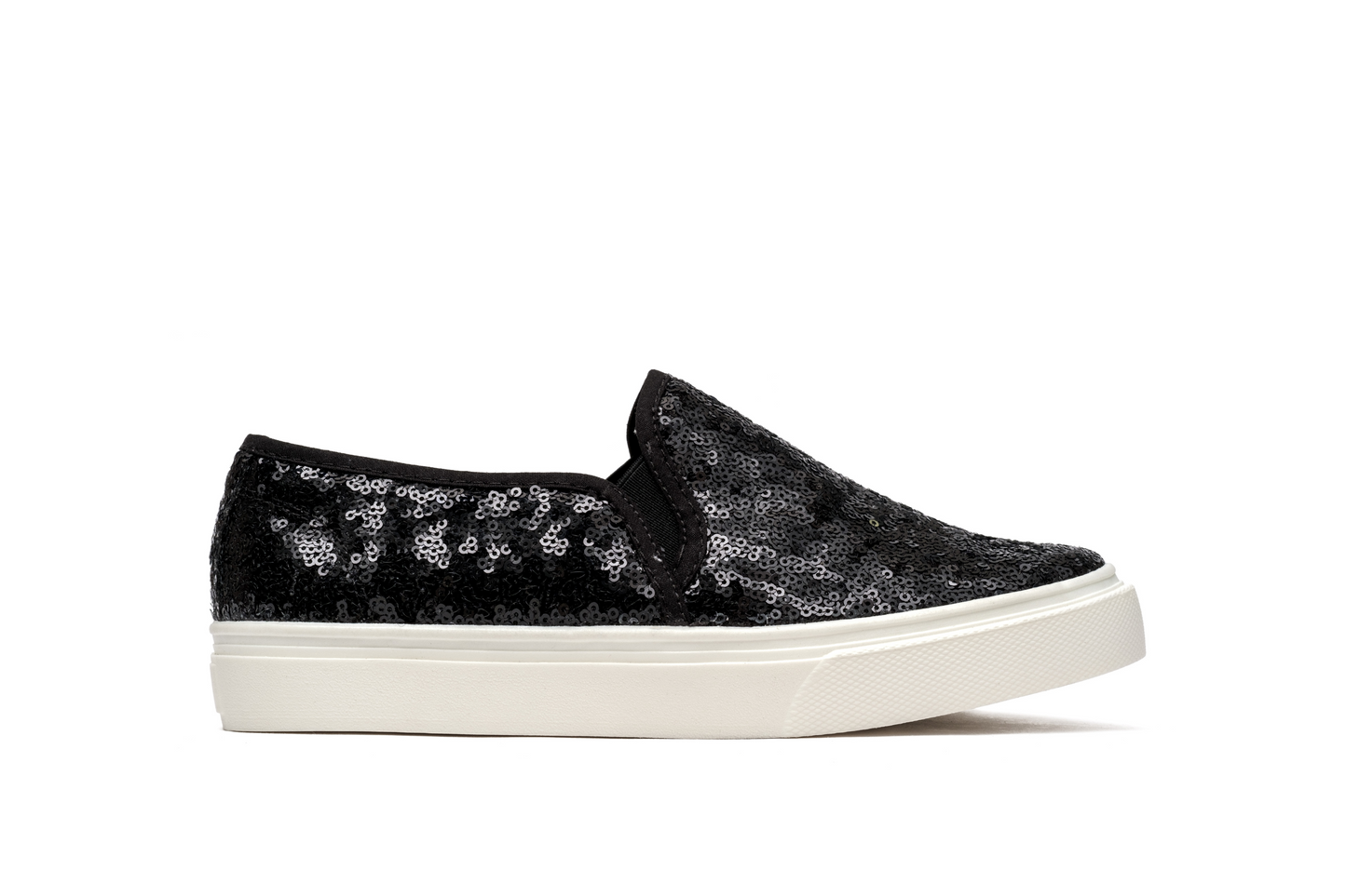 Casual Lentejuelas Negro